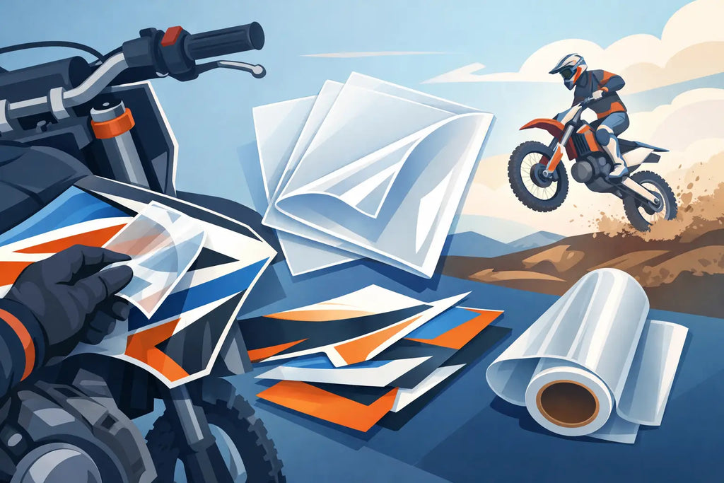Motocross Graphics Laminate Film That Holds Up