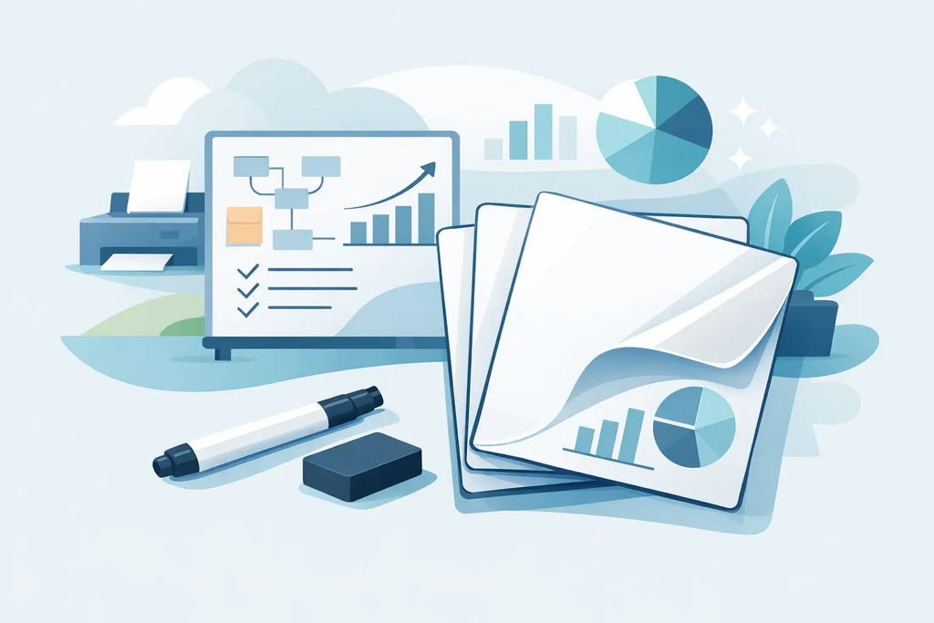 Dry Erase Laminate Sheets for Print Use
