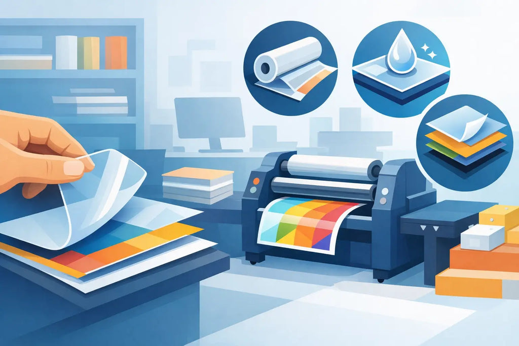 Pressure Sensitive Laminate Guide for Print Shops