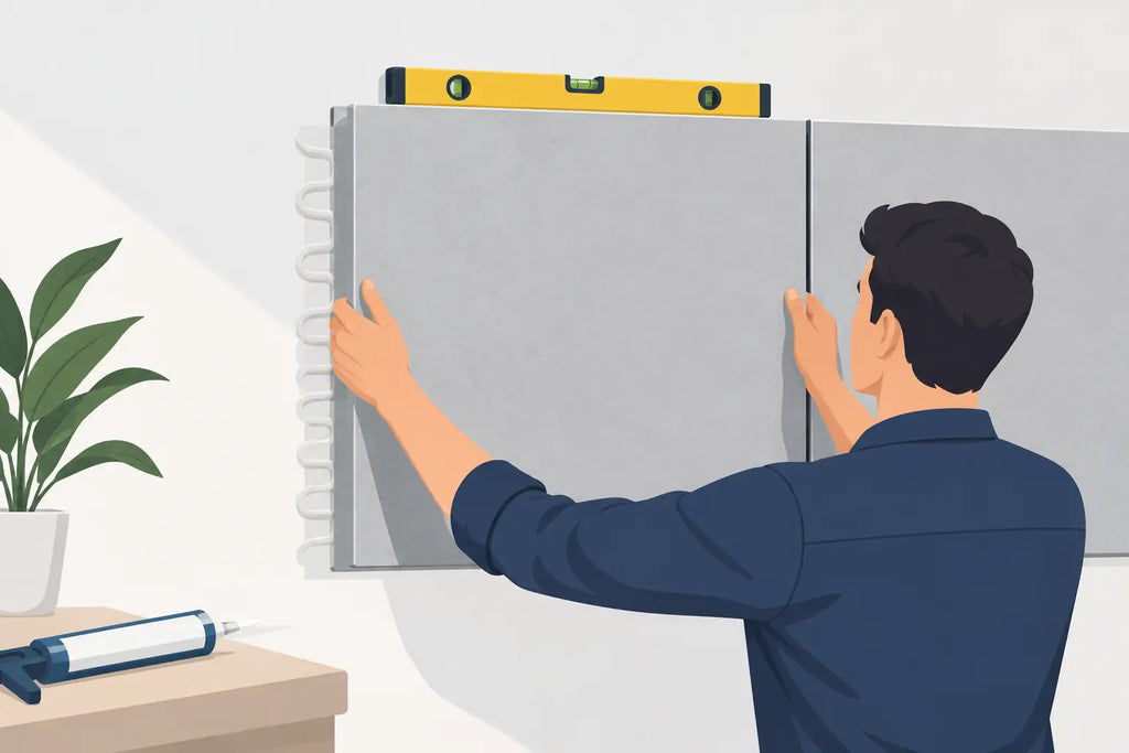 How to Align Mounting Adhesive Panels Right