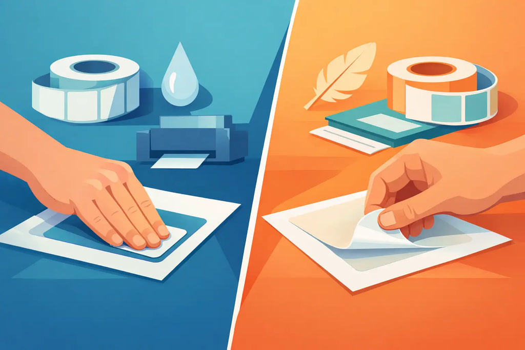 Permanent Adhesive vs Removable for Print Jobs